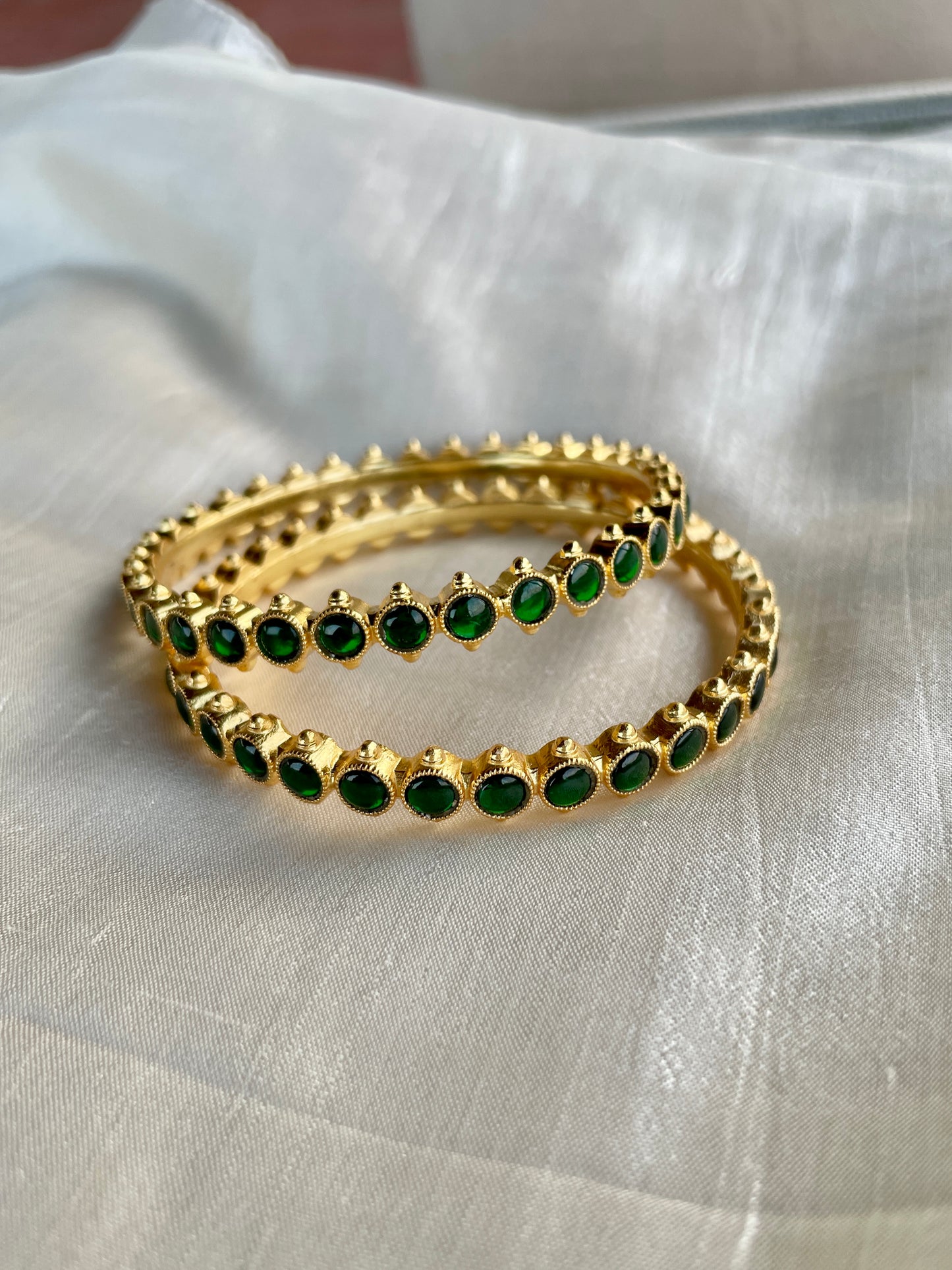 Ragini Green Bangle Set