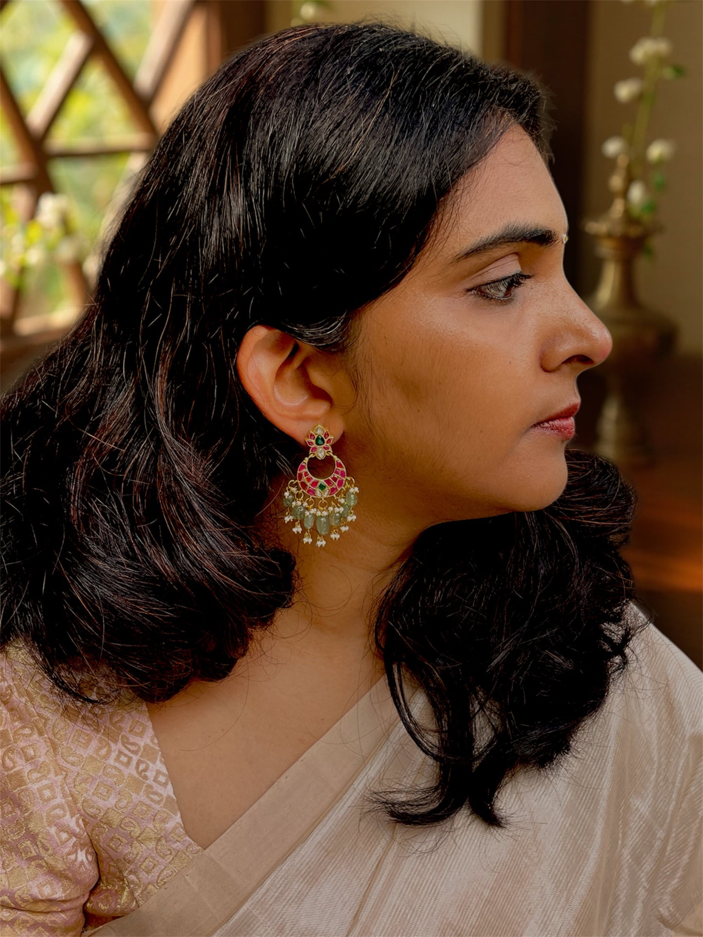 SONA JADAU CHANDBALI EARRING