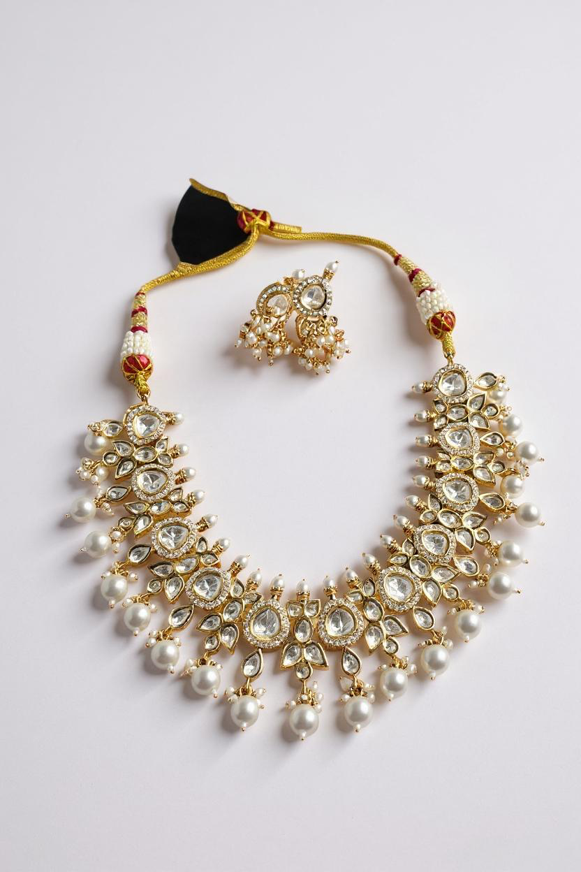 Raksha Moissannite Necklace Set
