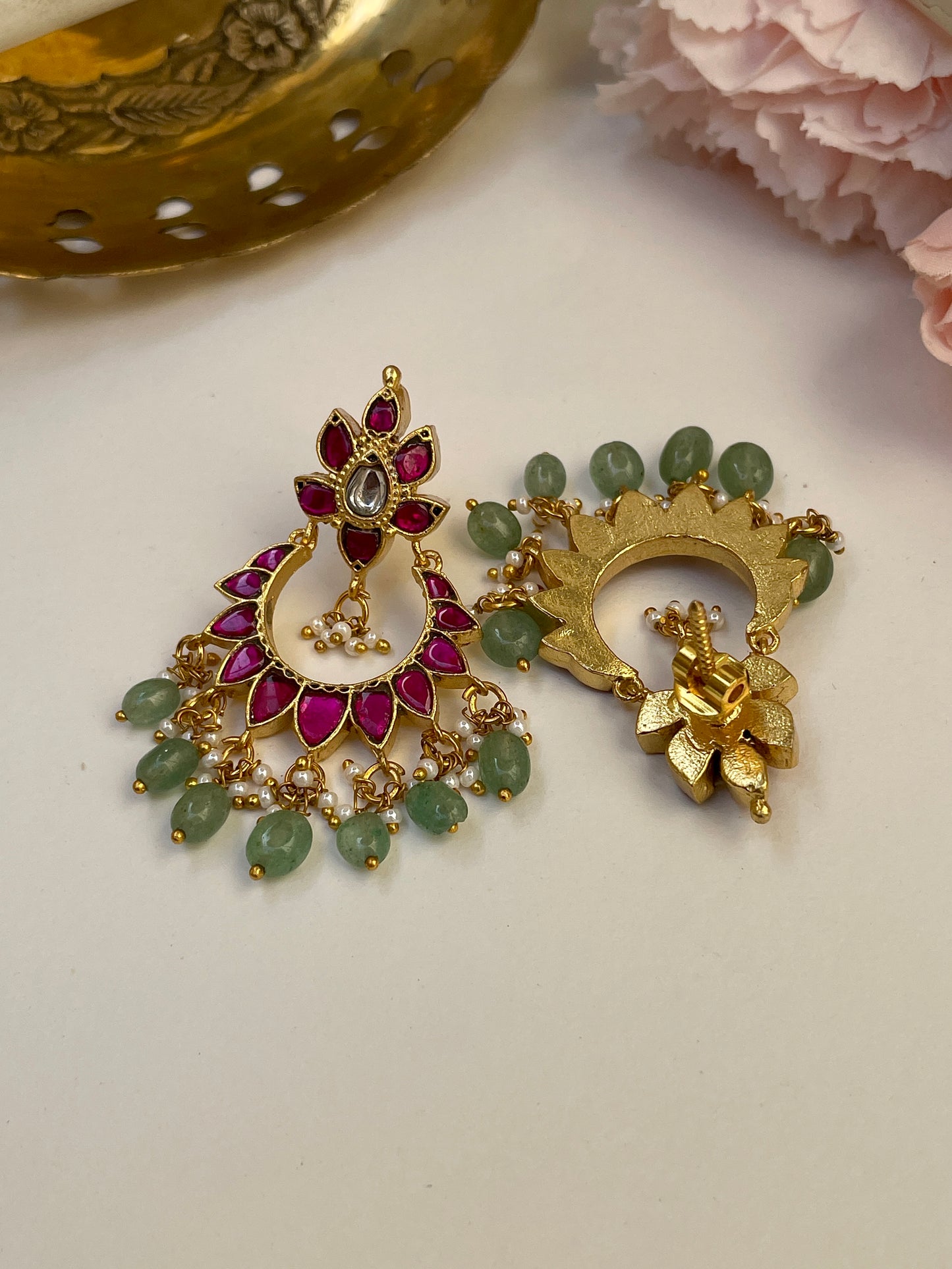 Aanadita Chandbali Earrings