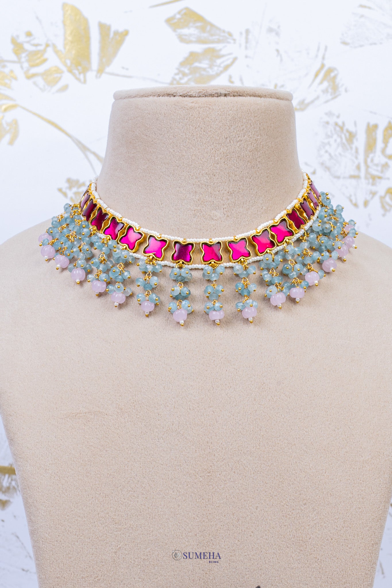 Prisha Choker Necklace Set