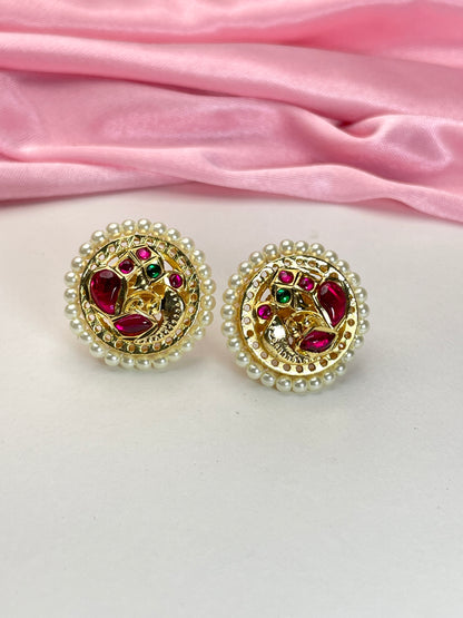 BANU POLKI STUD EARRING