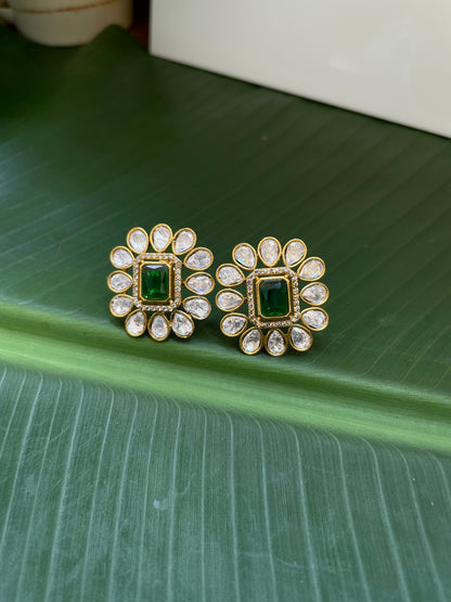 BAGIRATHI POLKI STUD EARRING