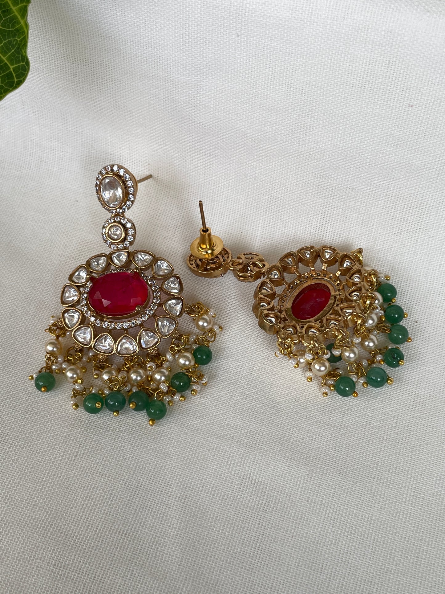KALI RED NECKLACE SET