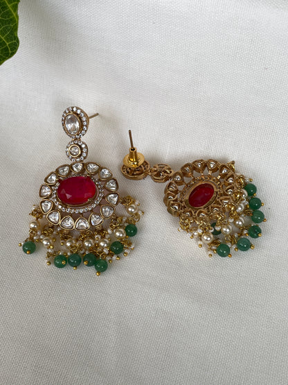 KALI RED NECKLACE SET