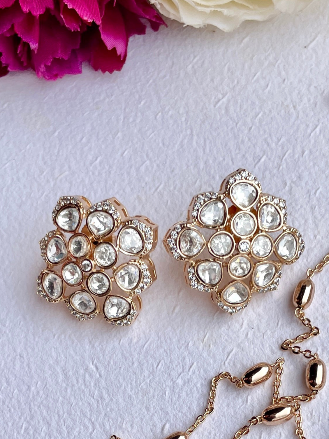 Rossy Moissannite Pendent Set