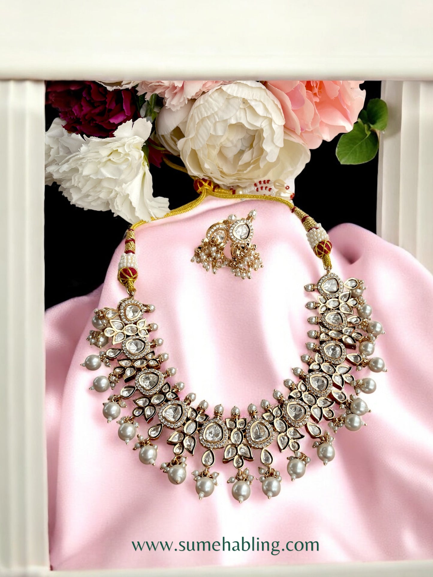 Raksha Moissannite Necklace Set