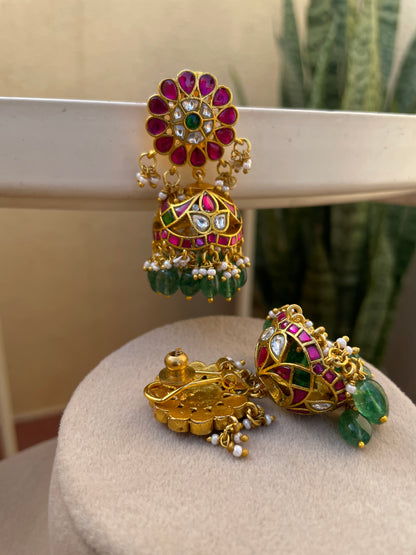 Sani Jadau Jhumki Earring