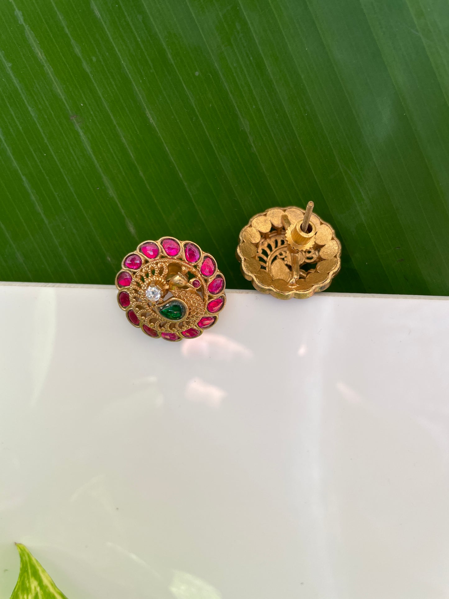 HEERANMAYI JADAU STUD EARRING