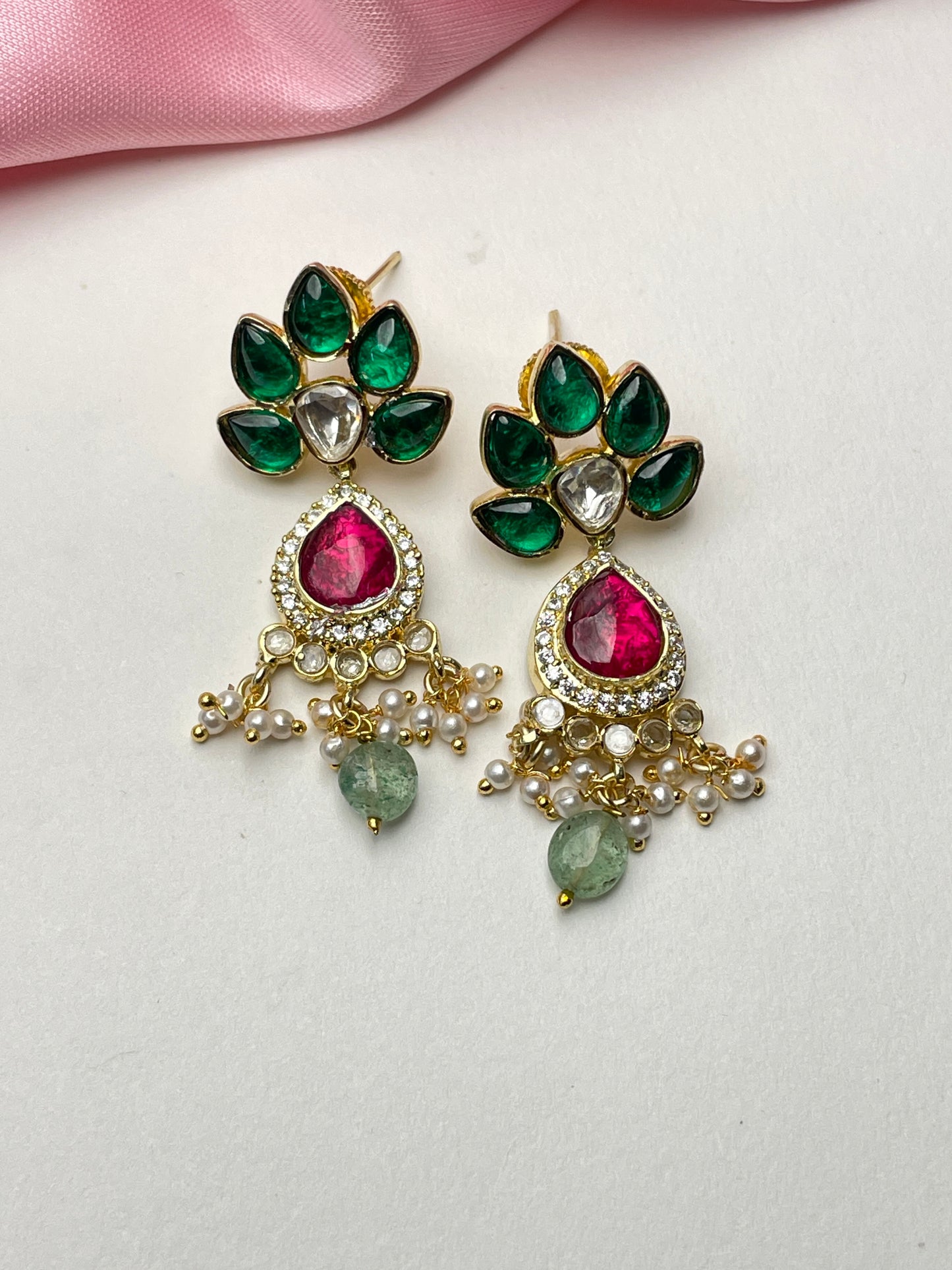 GOWRAVA POLKI EARRING