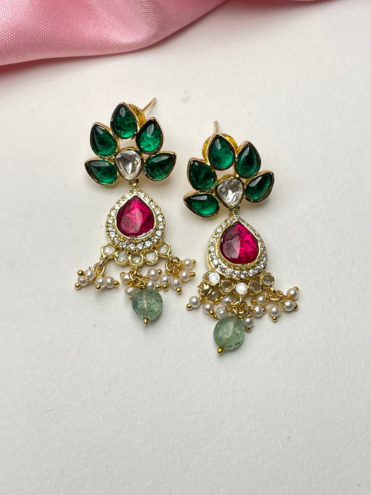 GOWRAVA POLKI EARRING