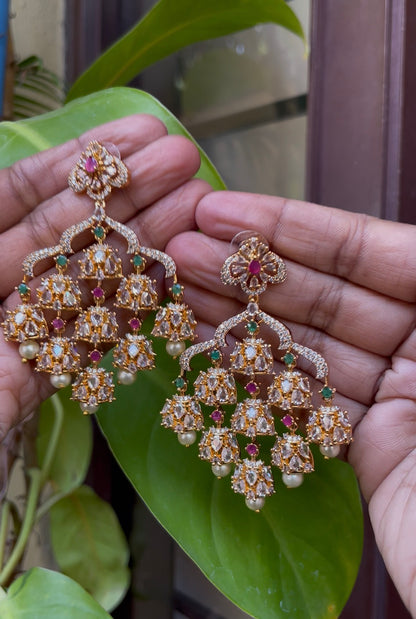 Ria Multi Chandbali Earring