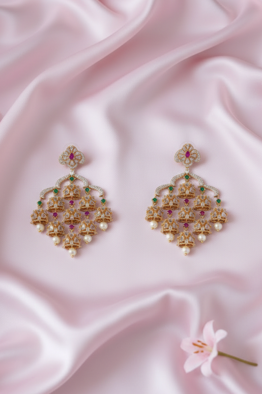 Ria Multi Chandbali Earring
