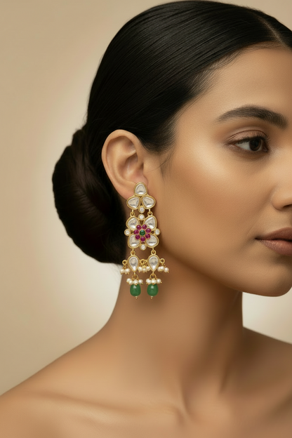 RIDIMA POLKI EARRING