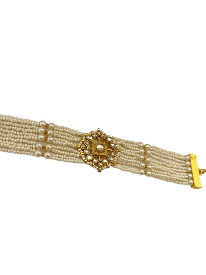 Reema white Adjustable Bracelet