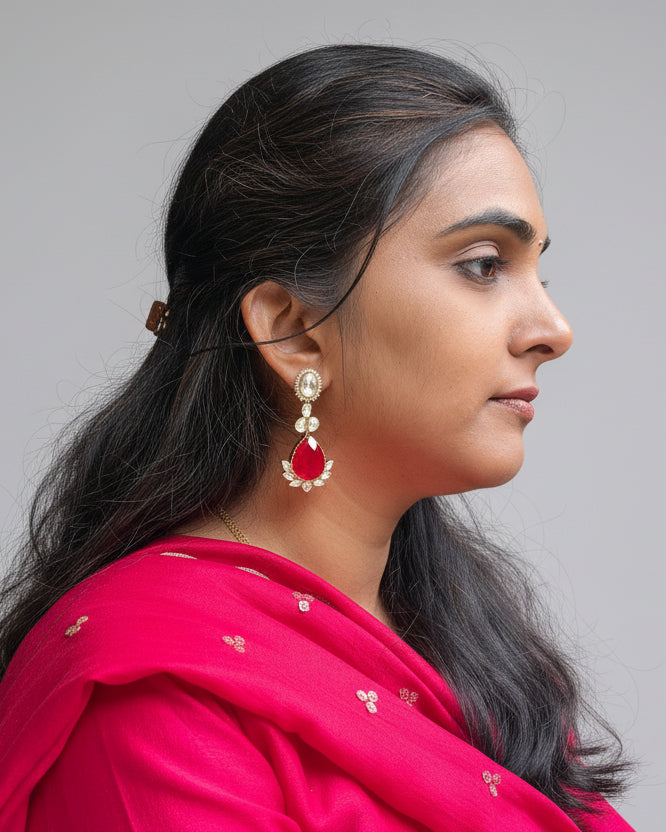 BAVANA POLKI EARRING