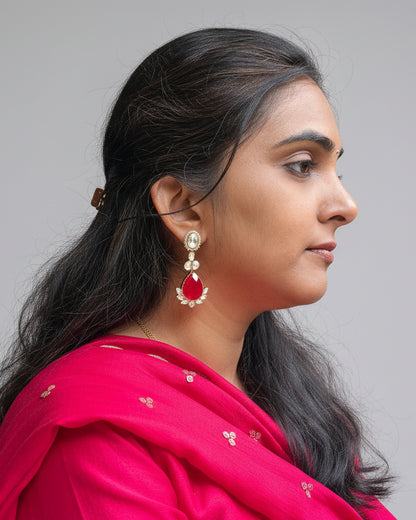 BAVANA POLKI EARRING