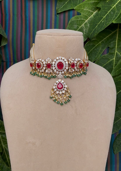 KALI RED NECKLACE SET