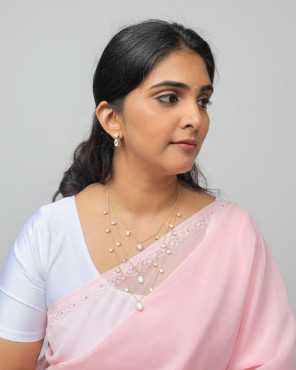 Aarya Moissannite Necklace Set