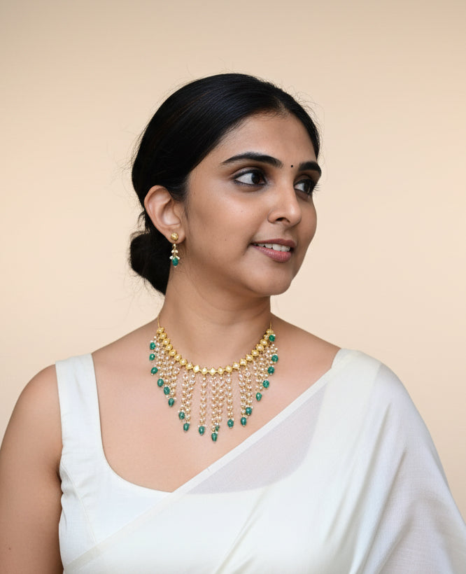 Mrunal Choker Necklce set