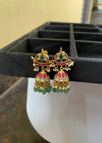 AARNA MULTI JHUMKI EARRINGS