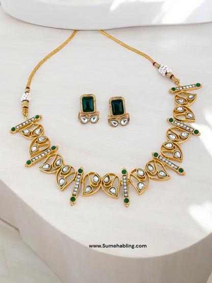 Titalee Green Choker set