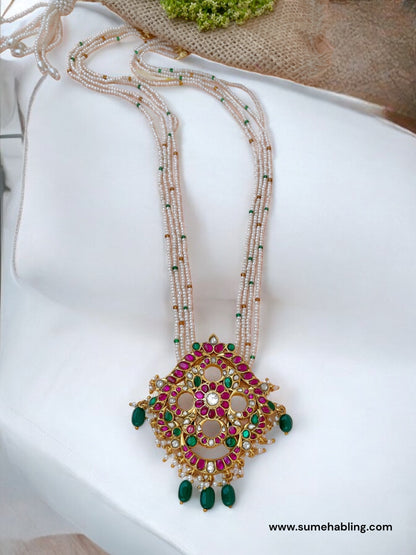 Pushpa Long Necklace