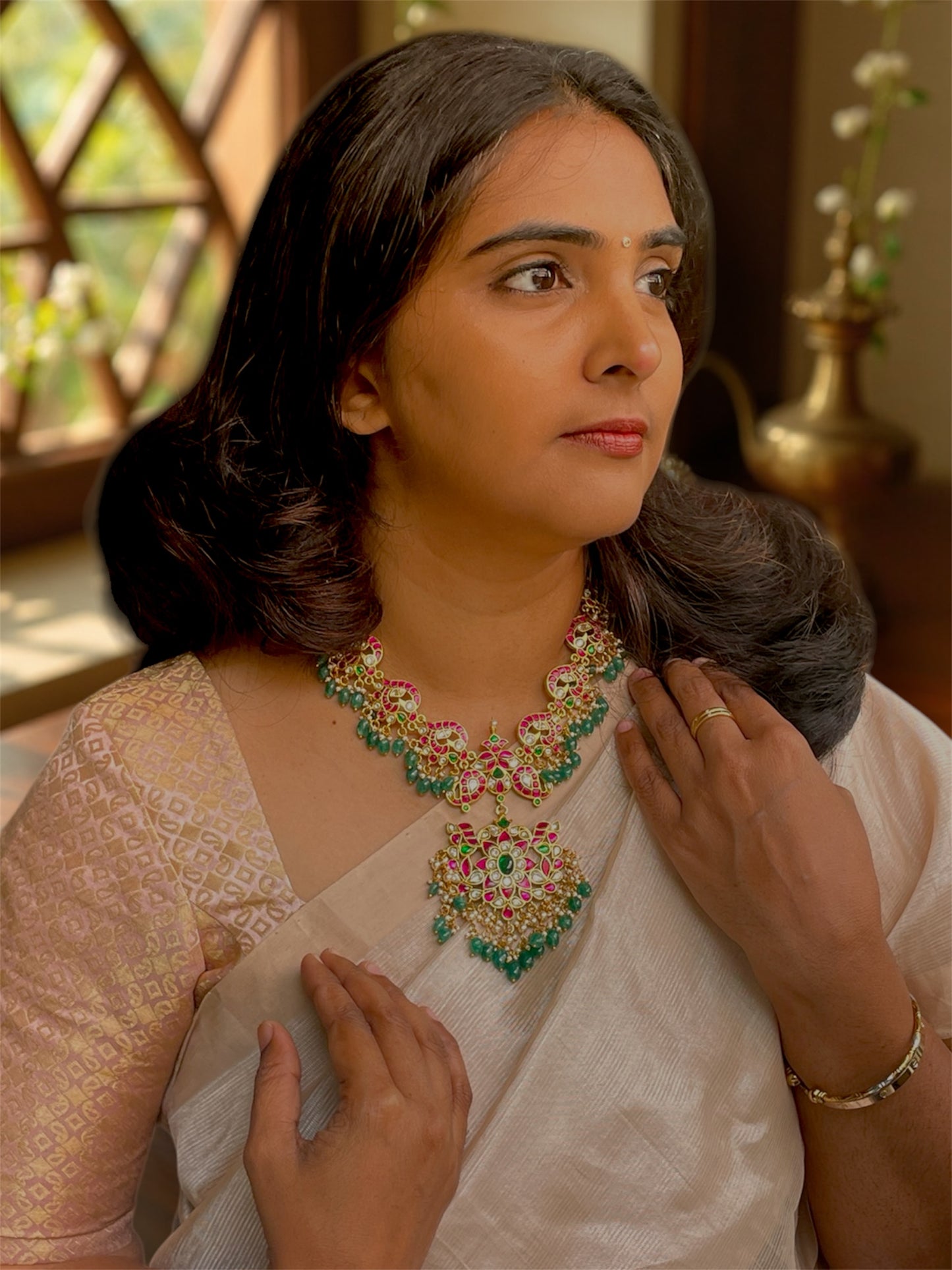 RIDRA JADAU NECKLACE