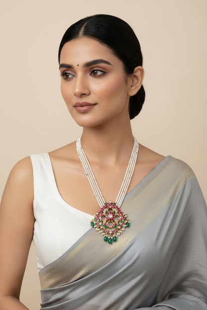 Pushpa Long Necklace
