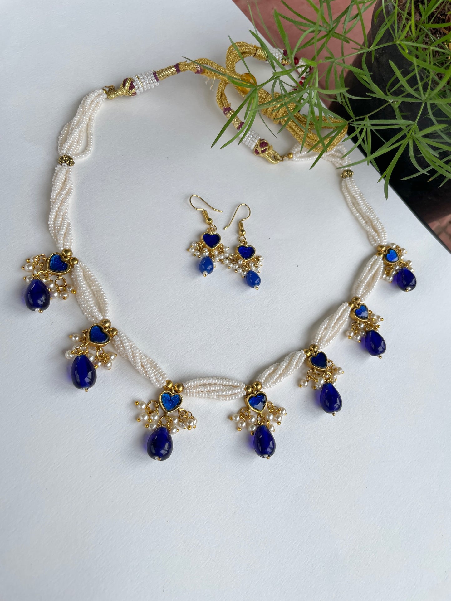 Malathi Blue Necklace
