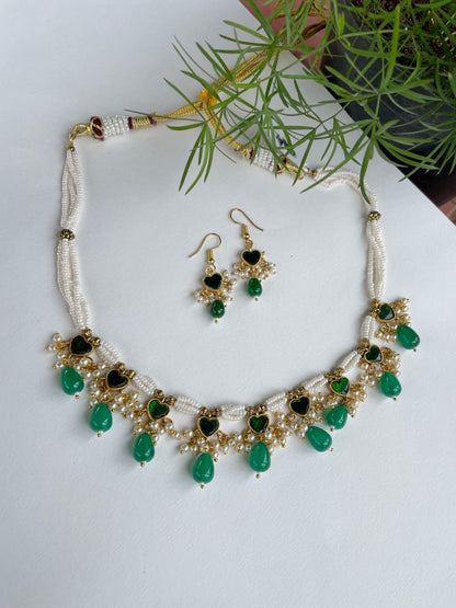Malathi Green Necklace