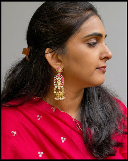 GANAVI POLKI EARRING