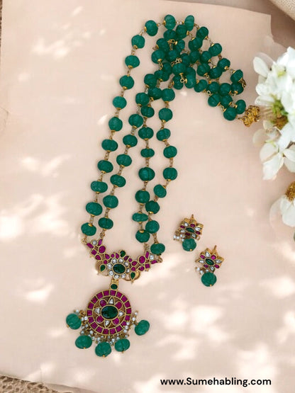 Trpthi Long Necklace Set