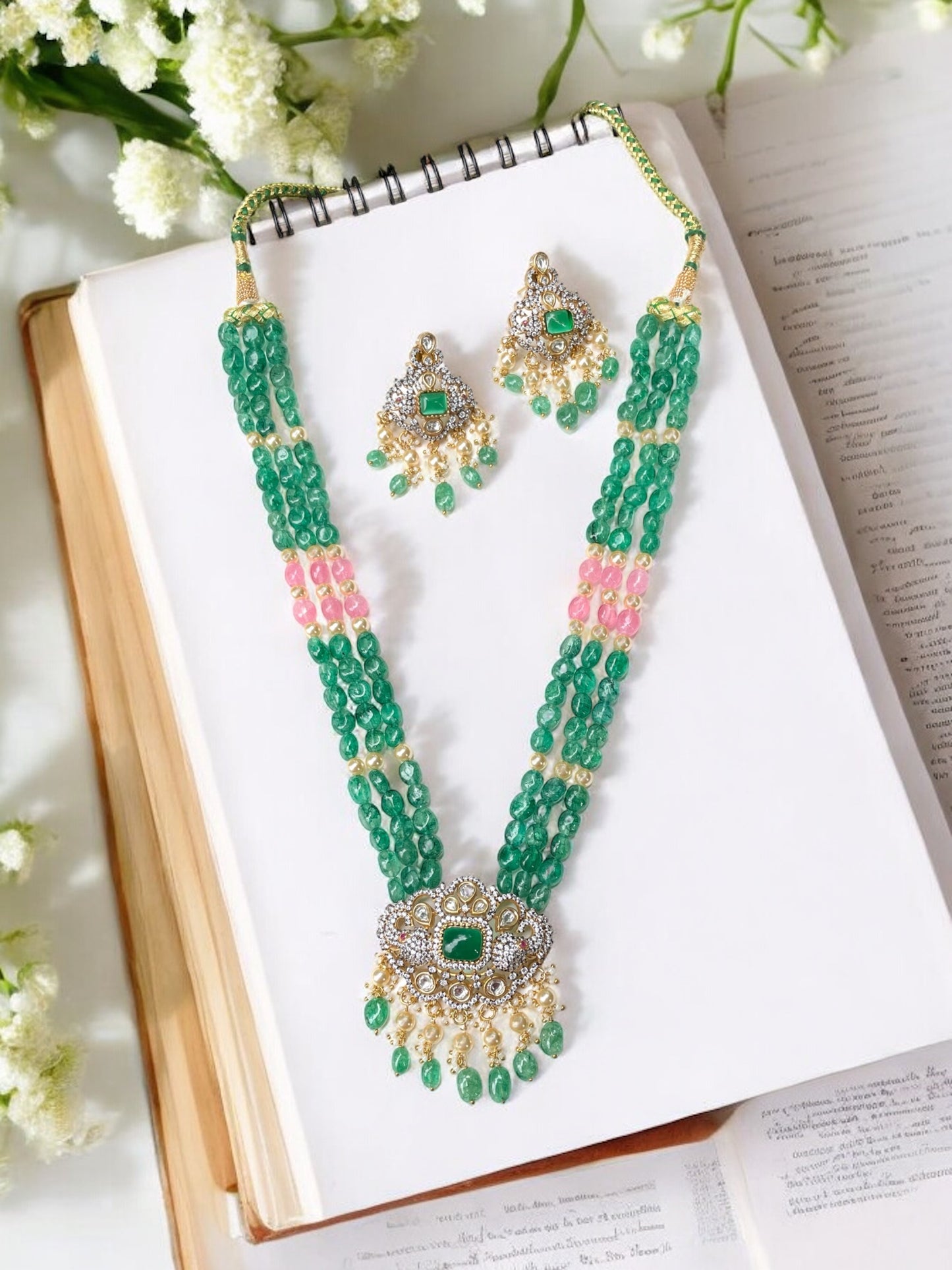 Mahuva Victorian Long Necklace set