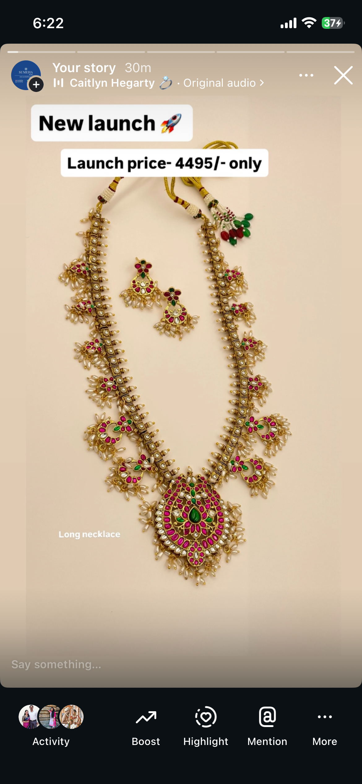 Tripthi Long Necklace Set