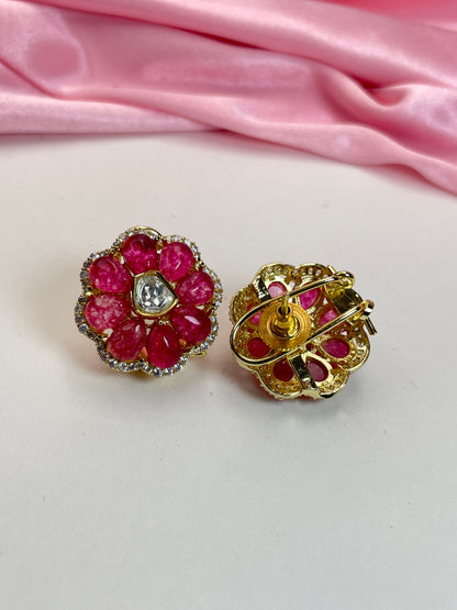 BHUVI POLKI STUD EARRING