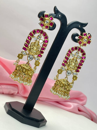 GANAVI POLKI EARRING