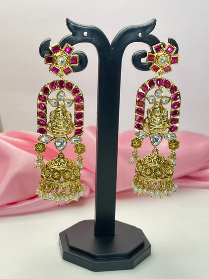 GANAVI POLKI EARRING