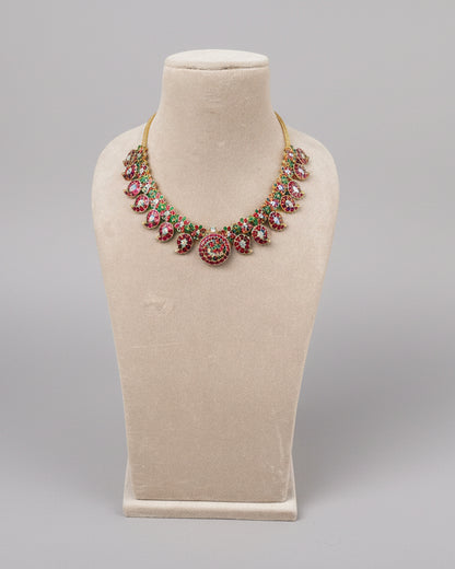 Mira Jadau Mango Necklace