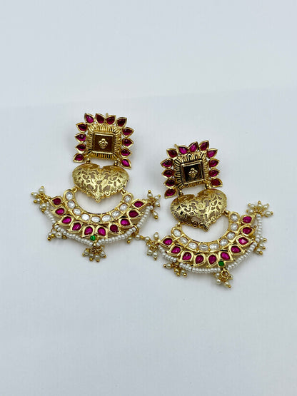 RIMI PINK POLKI EARRING