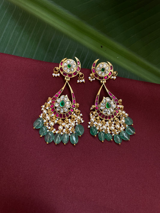 SARIKA JADAU CHANDBALI EARRING