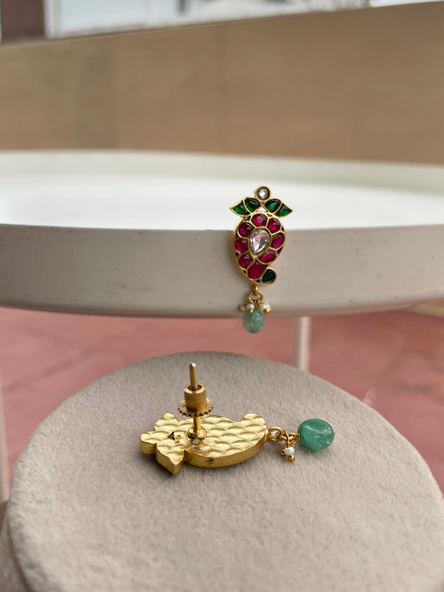 MANGO JADAU STUD EARRINGS