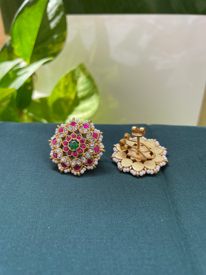 GANGA JADAU STUD EARRING