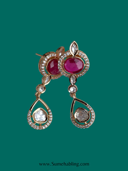 Raghavi Moissannite Necklace Set