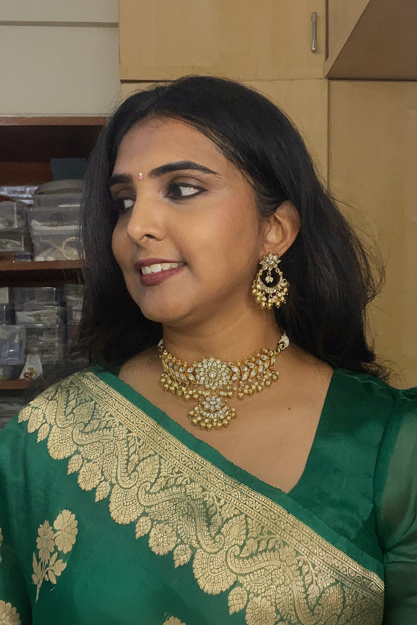 Banu Choker Necklace Set (price drop)