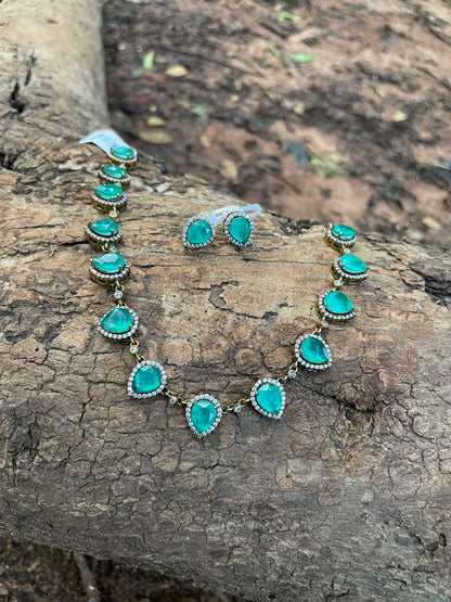 GIYA GREEN JEWELLERY SET