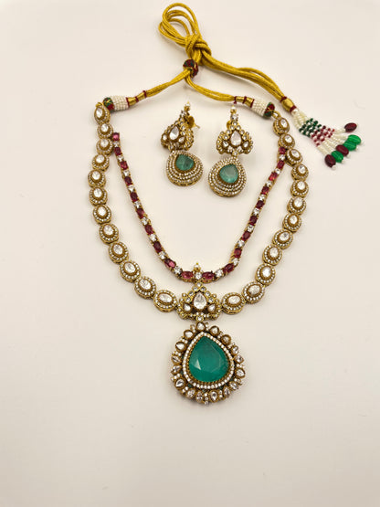 Parinitha Polki Necklace Set