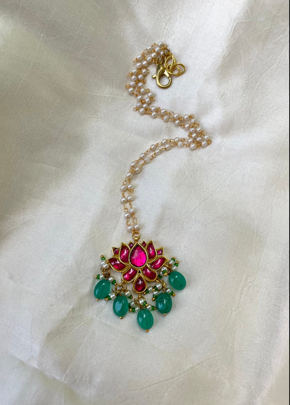 Kamala Pink Necklace Set