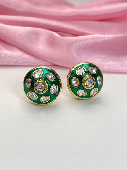 BINDU POLKI STUD EARRING