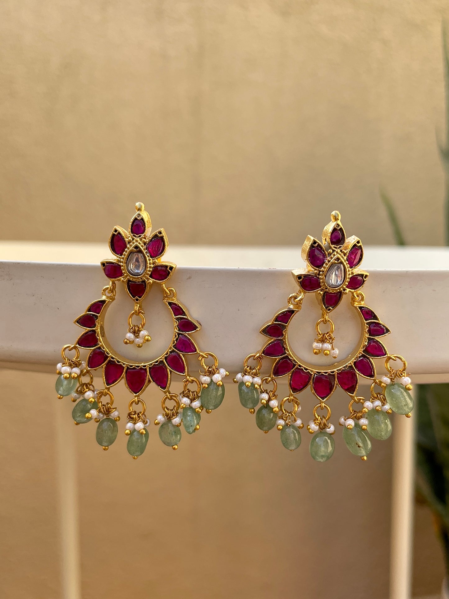 Aanadita Chandbali Earrings